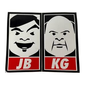 Tenacious D JB KG Obey Style Sticker Sheet 5 x 4.25